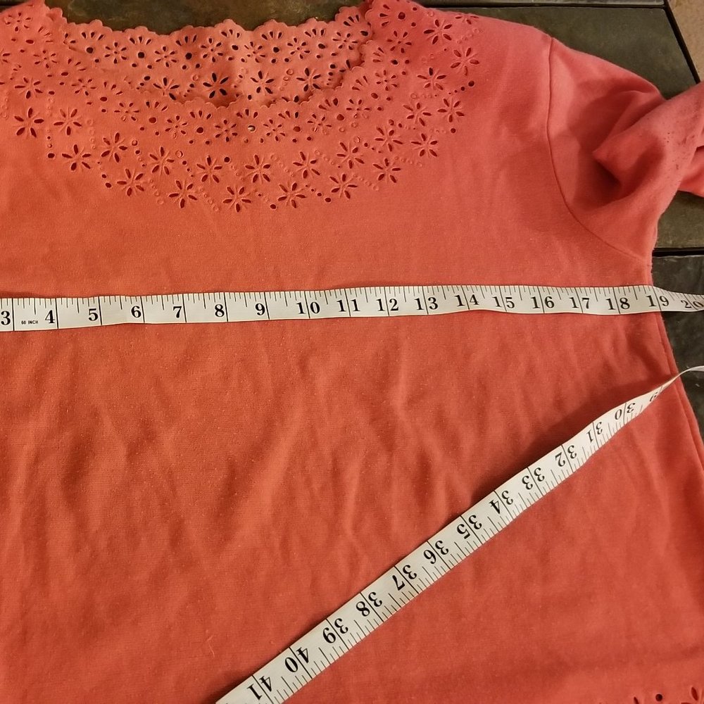 COPY - COPY - Laser Cut Peach Top - Picture 4 of 9